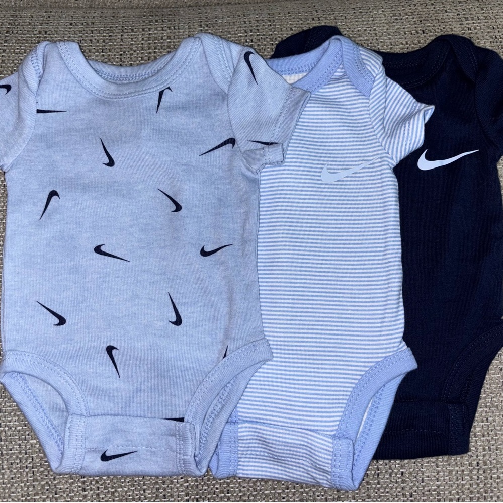 Nike Kids One Piece Set - Blue and Gray